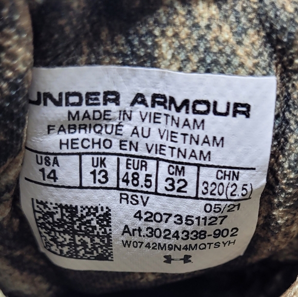 Under Armour UA Charged Raider Waterproof Realtree Camo Boots 3024338-902 - Picture 10 of 10